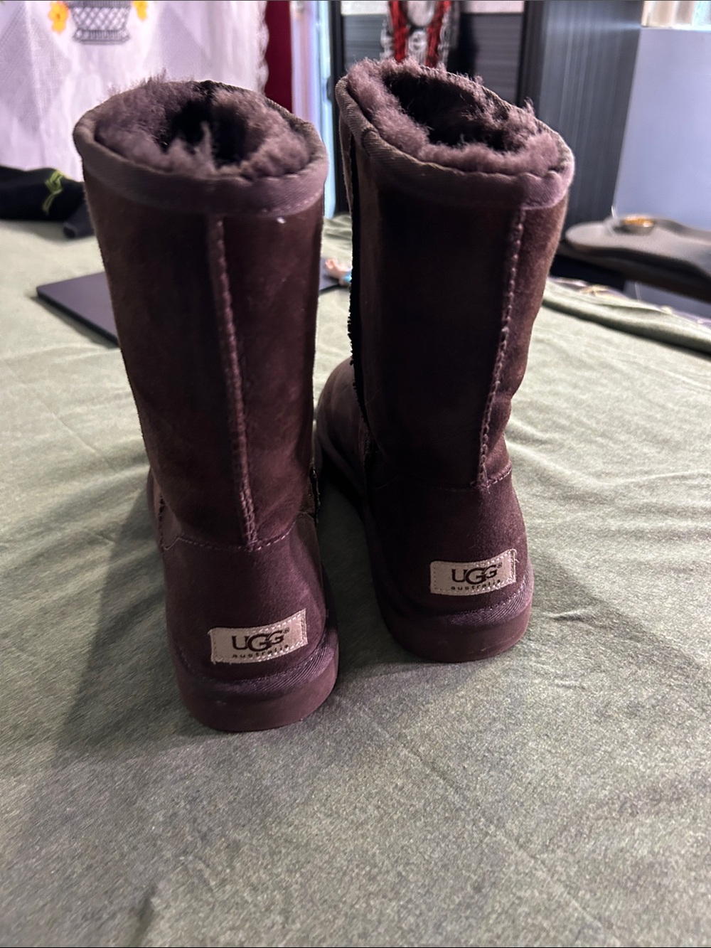 UGG Tall Sheepskin Boots Brown